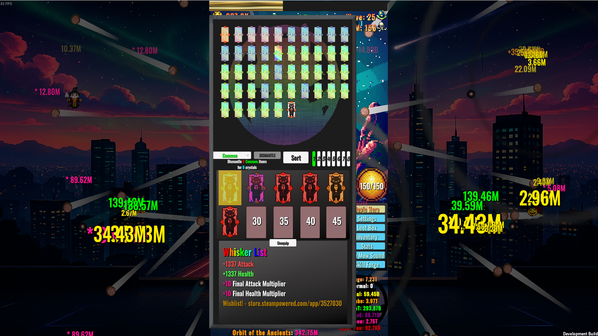 Use crystals to pull awesome loot!